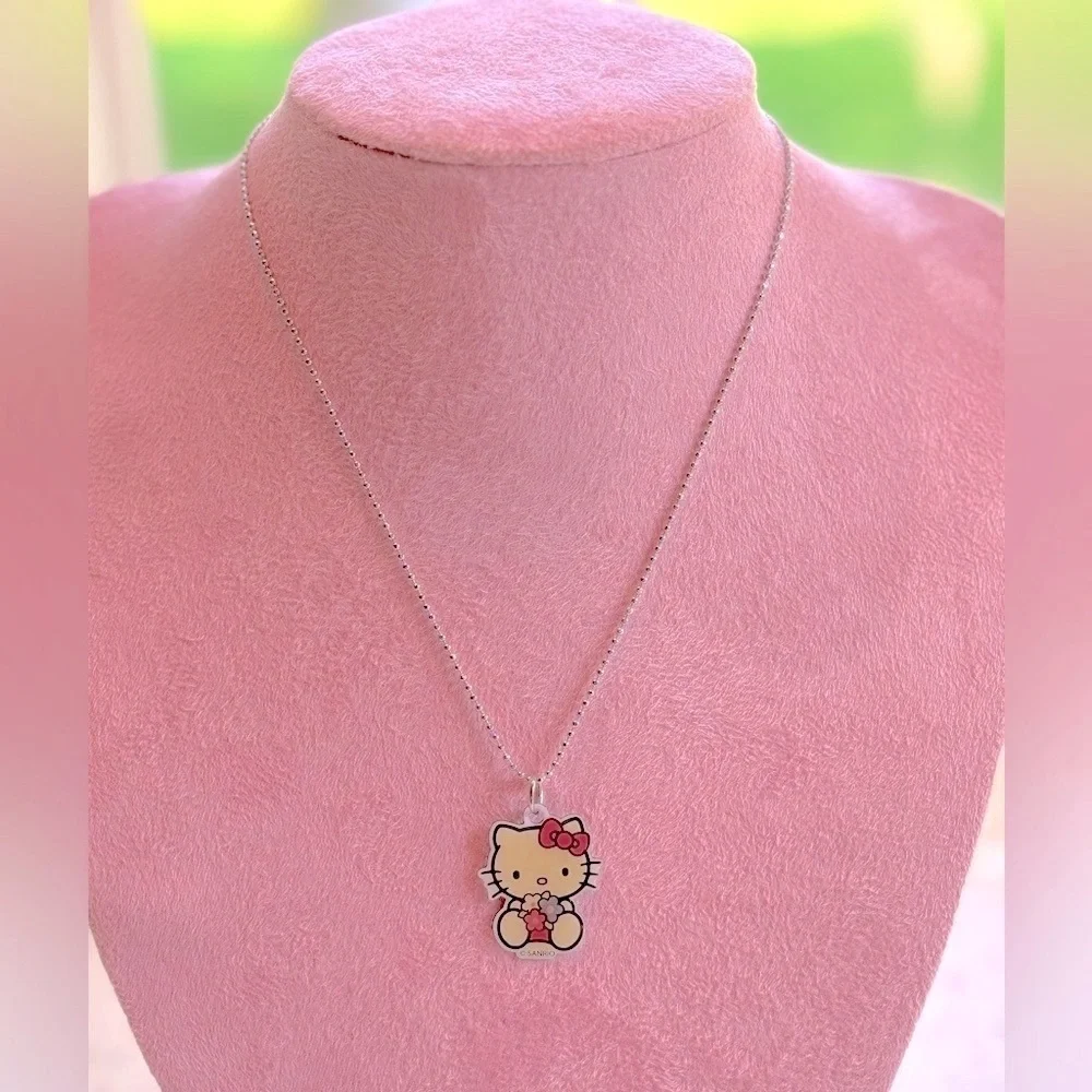 Vintage‎ Hello Kitty Pendant Charm Necklace